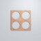 Ekena Millwork Small Wembley Decorative Fretwork Wood Wall Panels, Cherry, 11 3/8"W x 11 3/8"H x 3/8"T WALW12X12X0375WEMCH - alternate 2